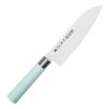 Satake Macaron Blue Nóż Santoku 17 cm
